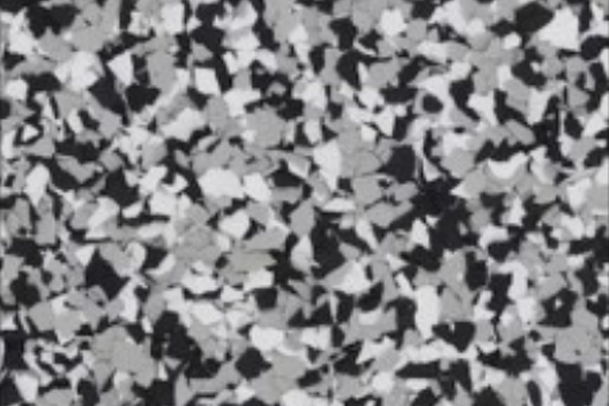 Domino epoxy chip blend texture