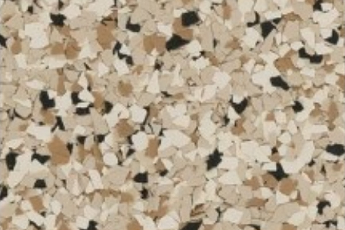 Shoreline epoxy chip blend texture