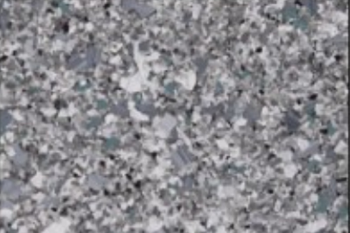 Turquoise epoxy chip blend texture